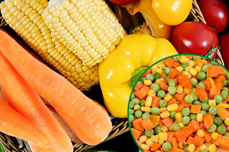 Frozen mixed vegetables