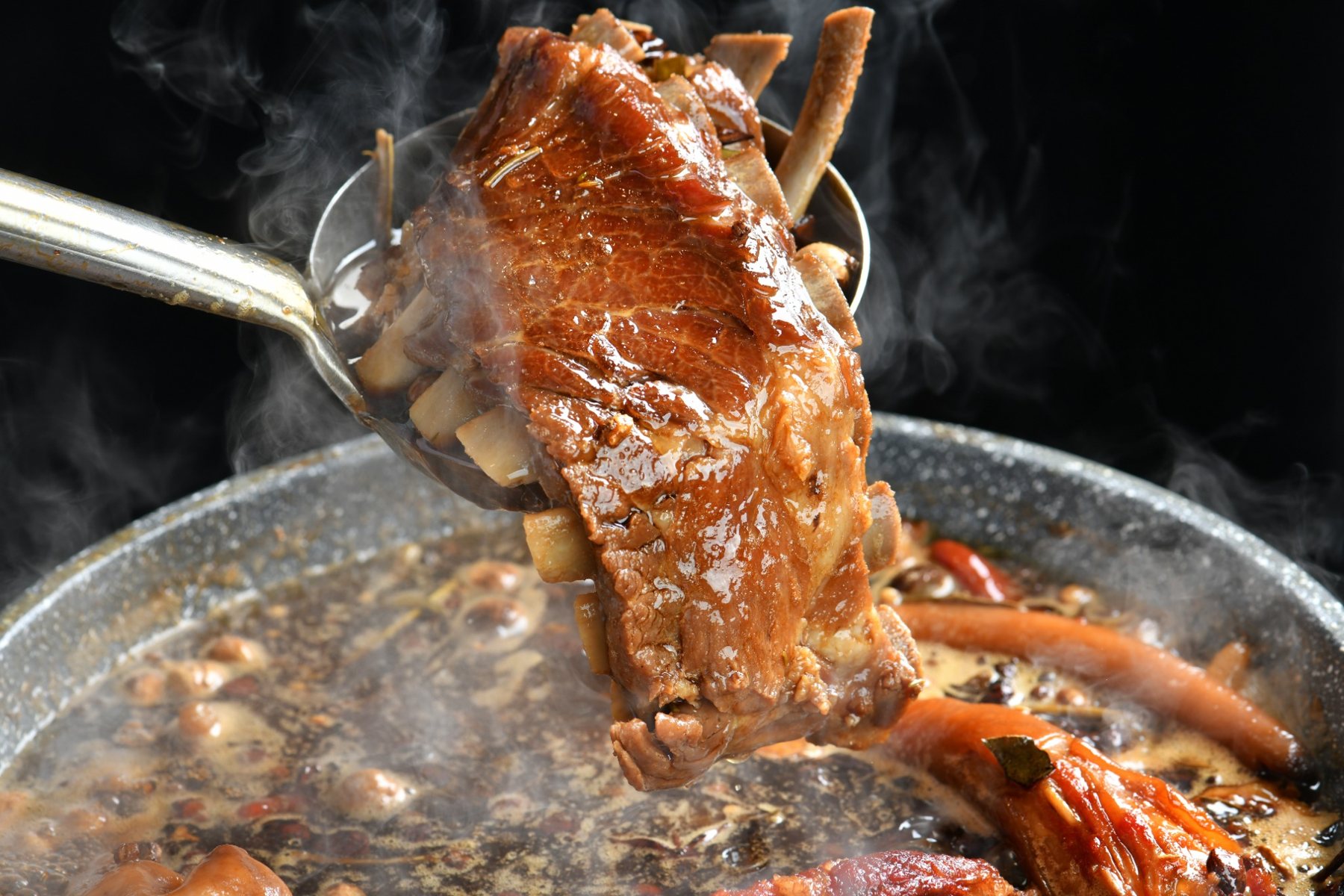 Prepared and braised food product